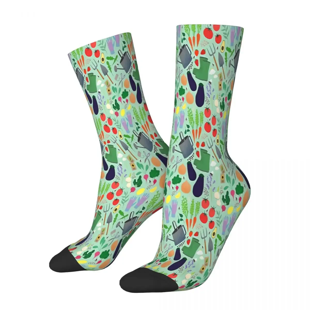 Garden Party Vegetable Socks Male Mens Women Spring Stockings Polyester