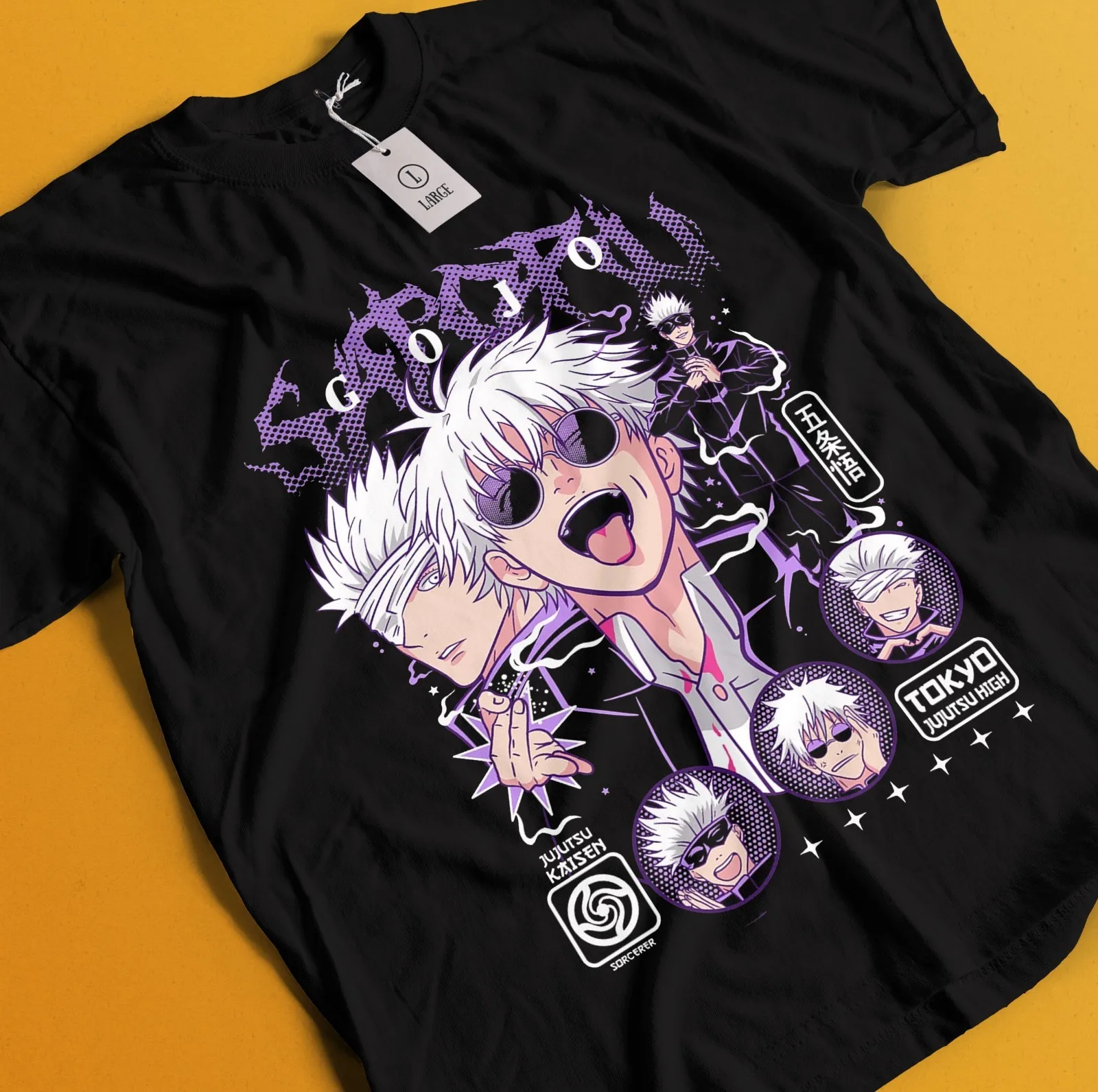 Gojo Satoru T-Shirt Sukuna Shirt Jujutsu Kaisen Tshirt Toji Tee Nanami Yuta Maki