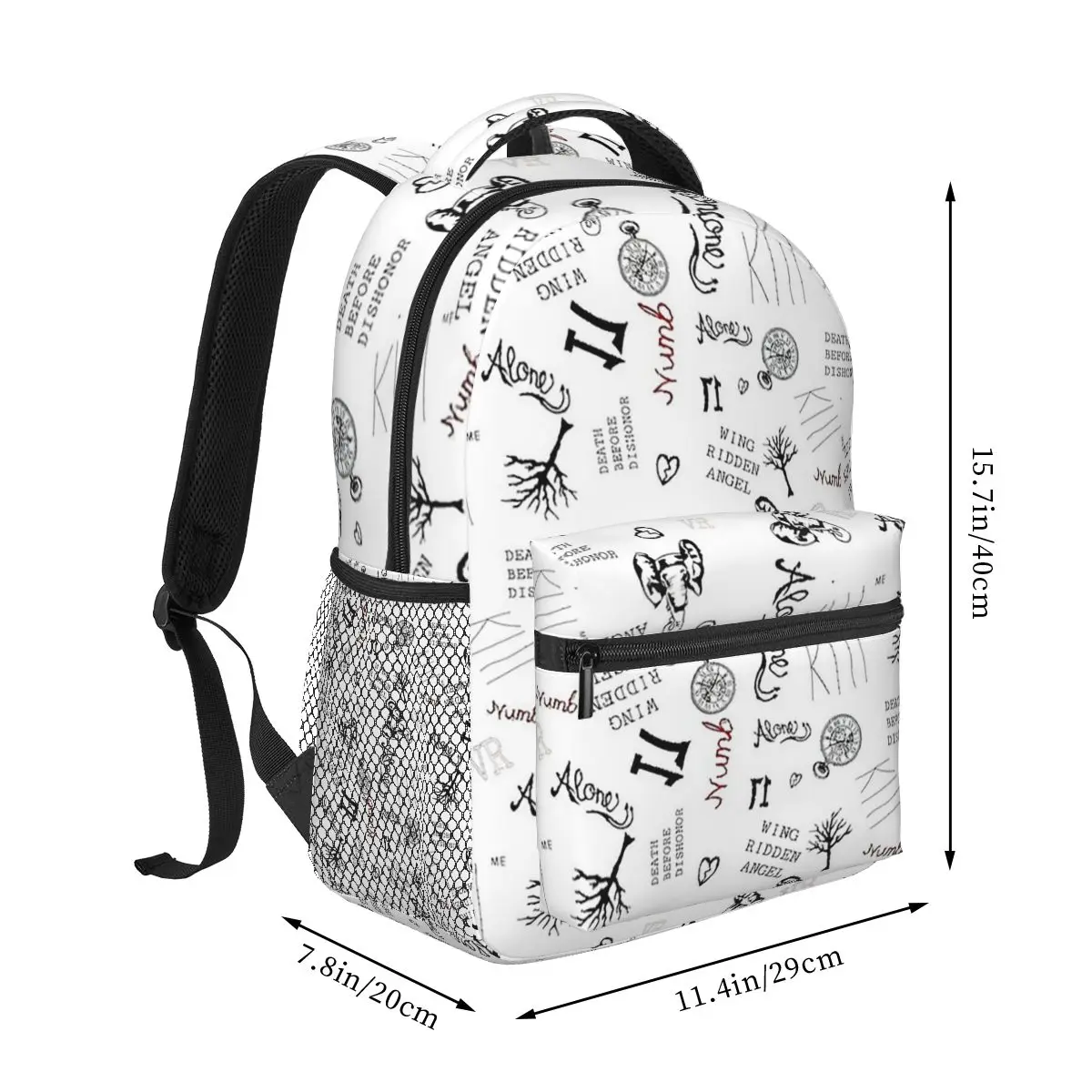 XXXTentacion Tattoos Wallpaper Backpacks Boys Girls Bookbag Students School Bags Cartoon Kids Rucksack Shoulder Bag