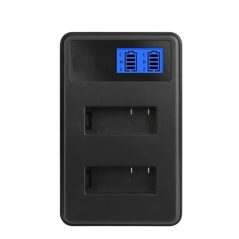 3-Way Battery Charger LED Battery Housing 2slots USB Charger For Action Camera SJCAM SJ4000/Air/SJ5000 Eken H8 H9 H9R
