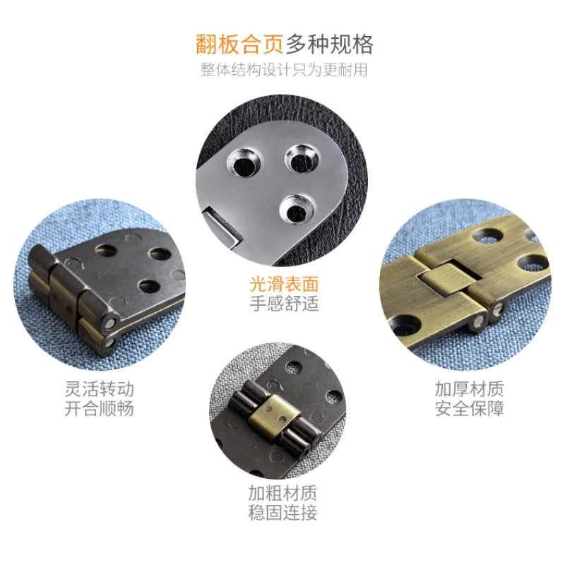 Zinc Alloy Hidden Flip Hinge Invisible Folding Hardware for Dining Table