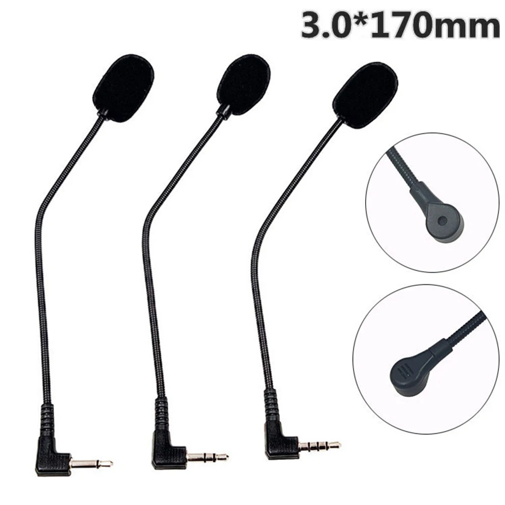 1pcs Mini 3.5mm Microphone Mic 90 Angle Bending Folding Metal Hose Microphone Capacitor Mobile Phone Notebook Loudspeaker Live