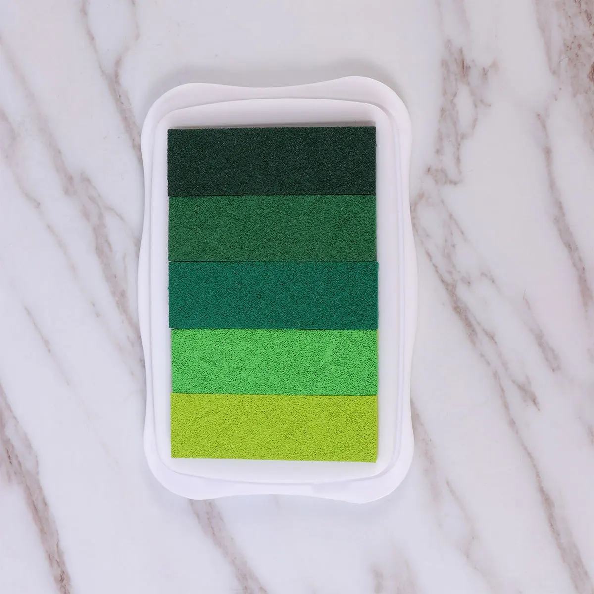 5 ألوان متدرجة حبر وسادة سريعة الجفاف وغير سامة للنسيج الورقي والحرف الخشبية مثالية للأنشطة الإبداعية والحبر الحرفي #6