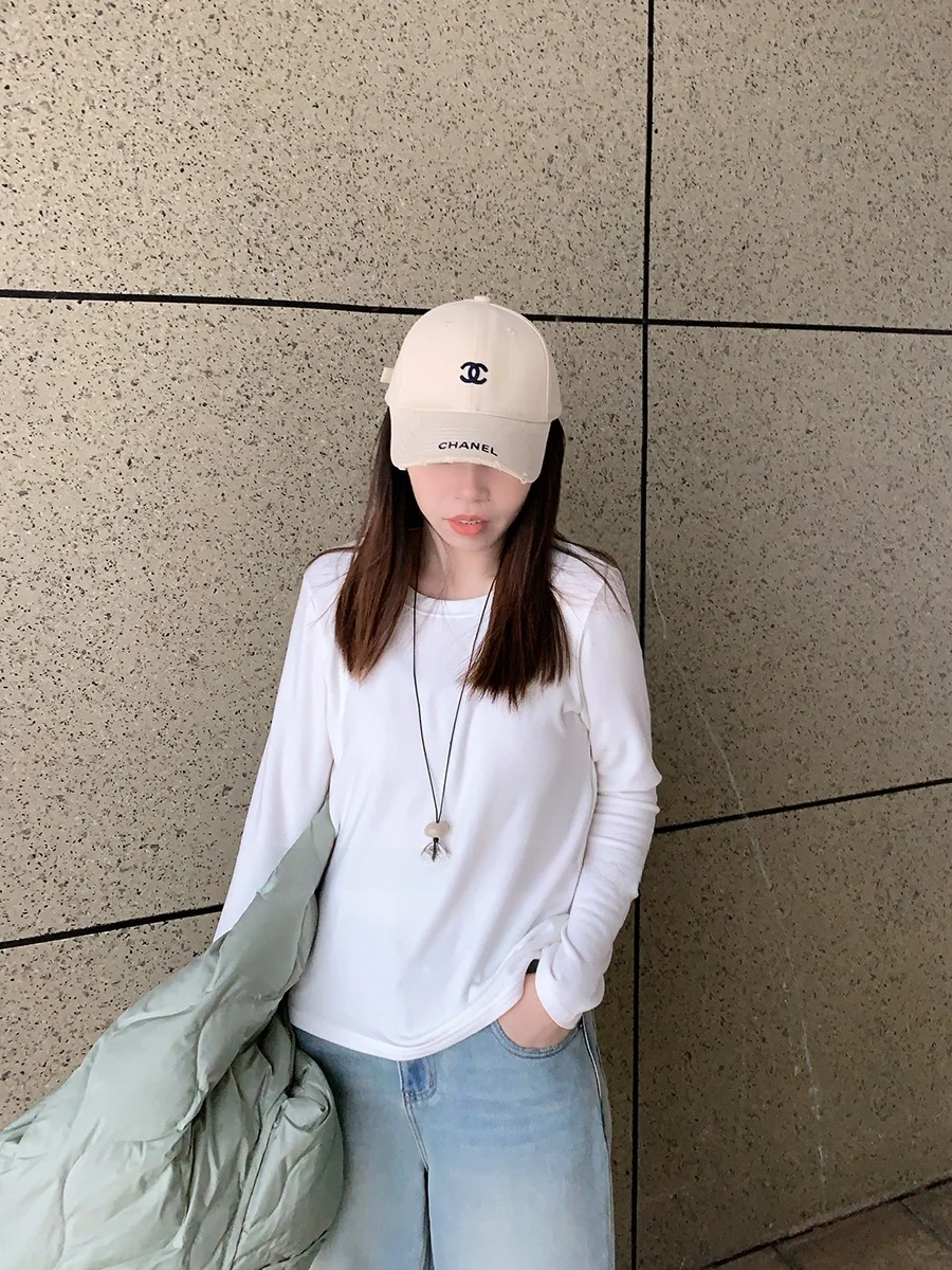 

Женская футболка LUNUNG белого цвета с круглым вырезом, свободного кроя, с длинным рукавом, тонкая, базовая, для коррекции фигуры