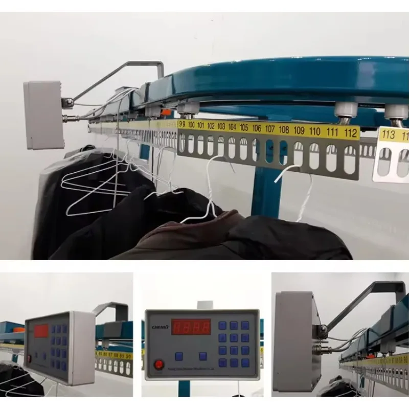 

MKN Brand Supply Laundry Processing Equipment Garment Conveyor Machine With Single Motor Drives For Clothes
