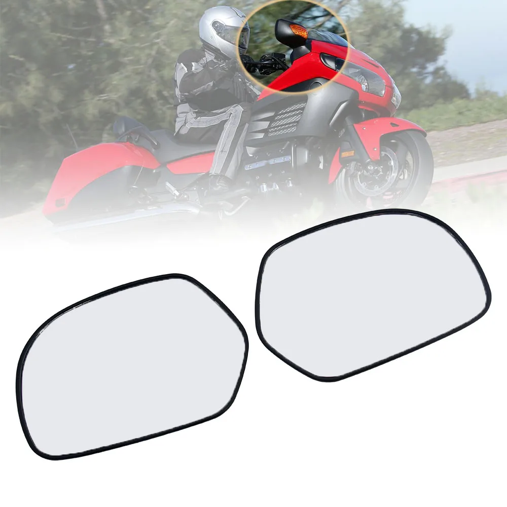 Motorcycle Clear Rear View Side Mirrors Glass Left Right For HONDA Gold wing GL1800 2001- 2012 2011 F6B 2013 2014 2015 2016