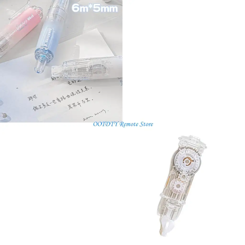 

Retractable Correction Tape Gradient Color Correction Rollers School Supplies
