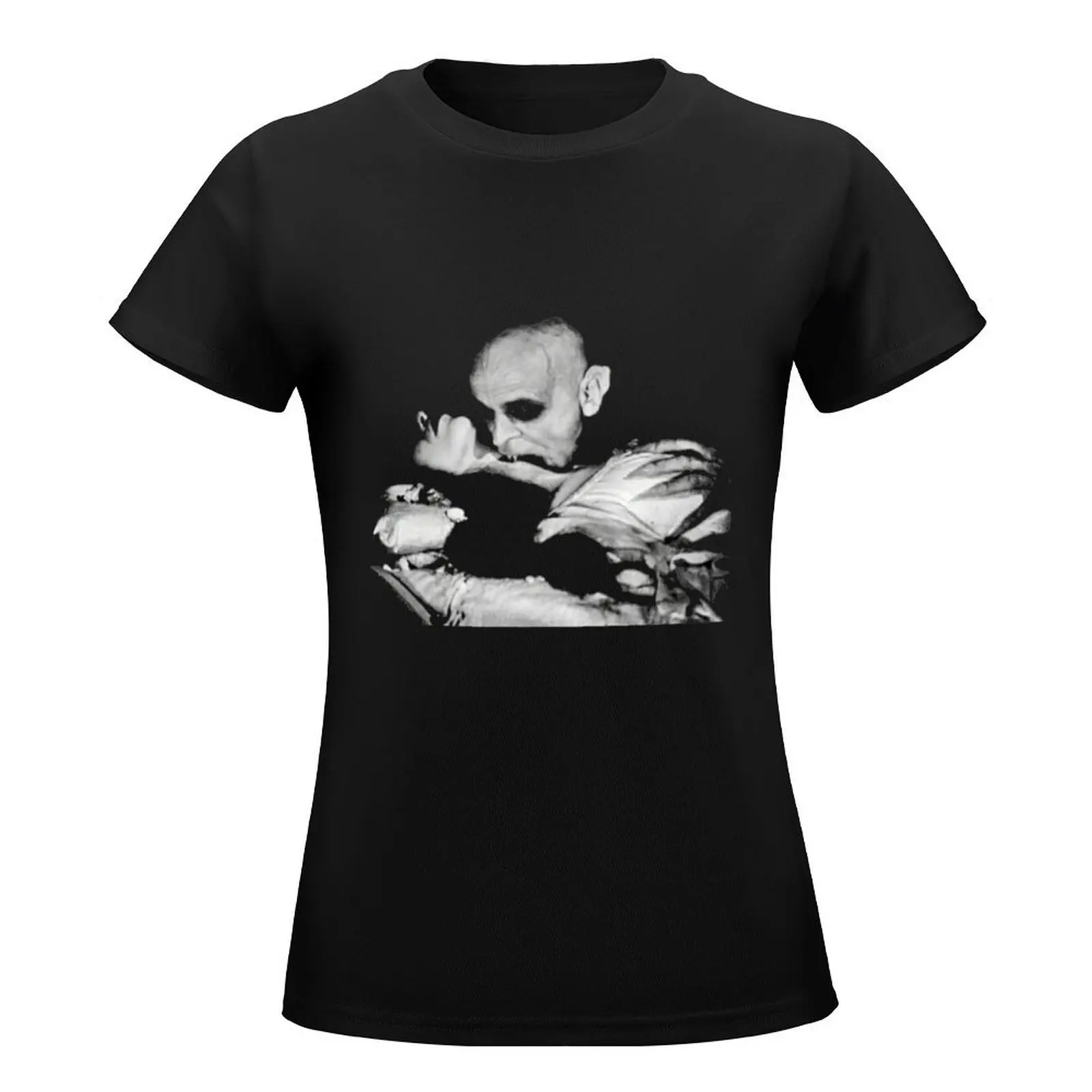 HD Nosferatu - The bite (1921) T-Shirt tees graphics korean fashion Women clothes