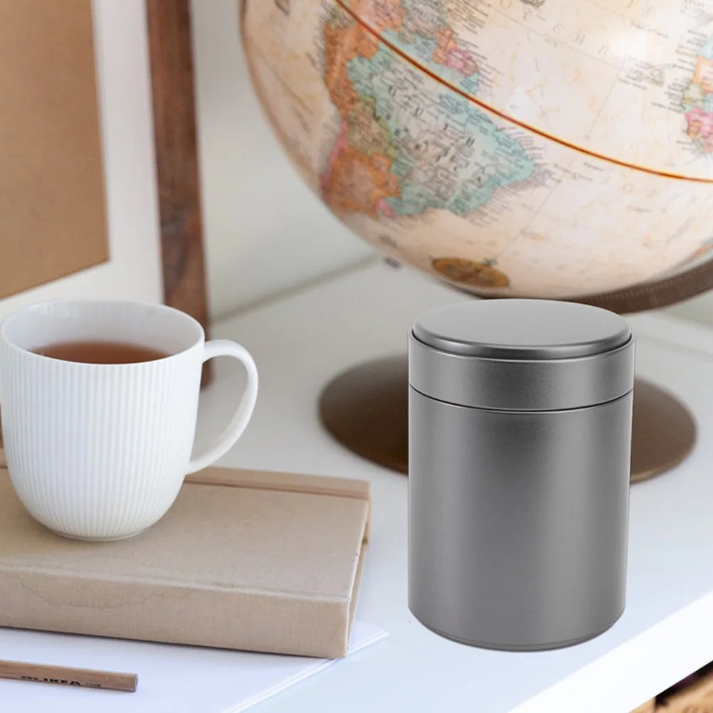 

6Pcs Tinplate Tea Tin with Lid Metal Storage Jar for Tea Leaves Airtight Container for Dry Food Coffee Beans Kitchen Essentials