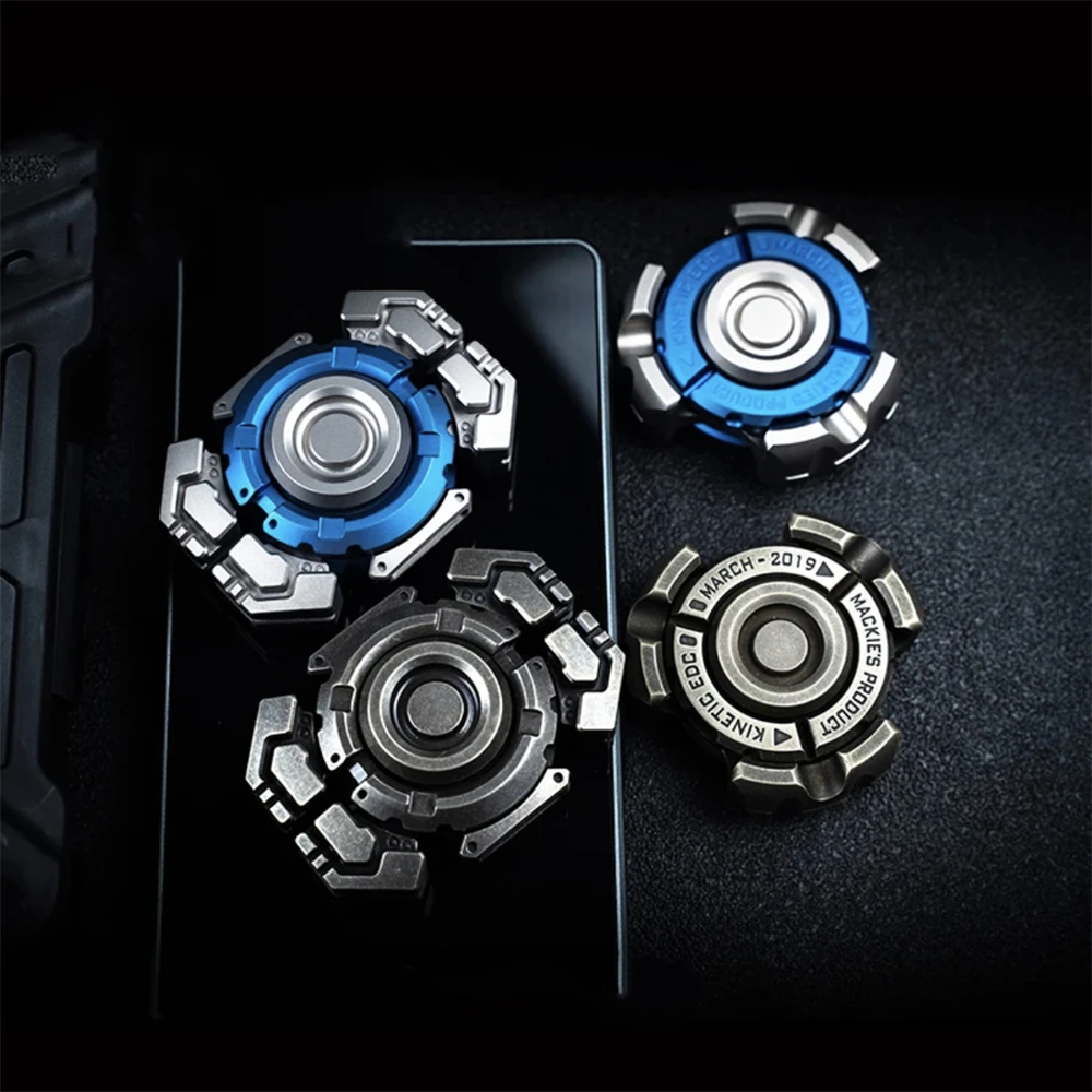 McGee Nuclear Explosion EDC Fidget Spinner Titanium Alloy Anti Stress Toys ADHD Anxiety Relief Sensory Focus Fidgeting Toys