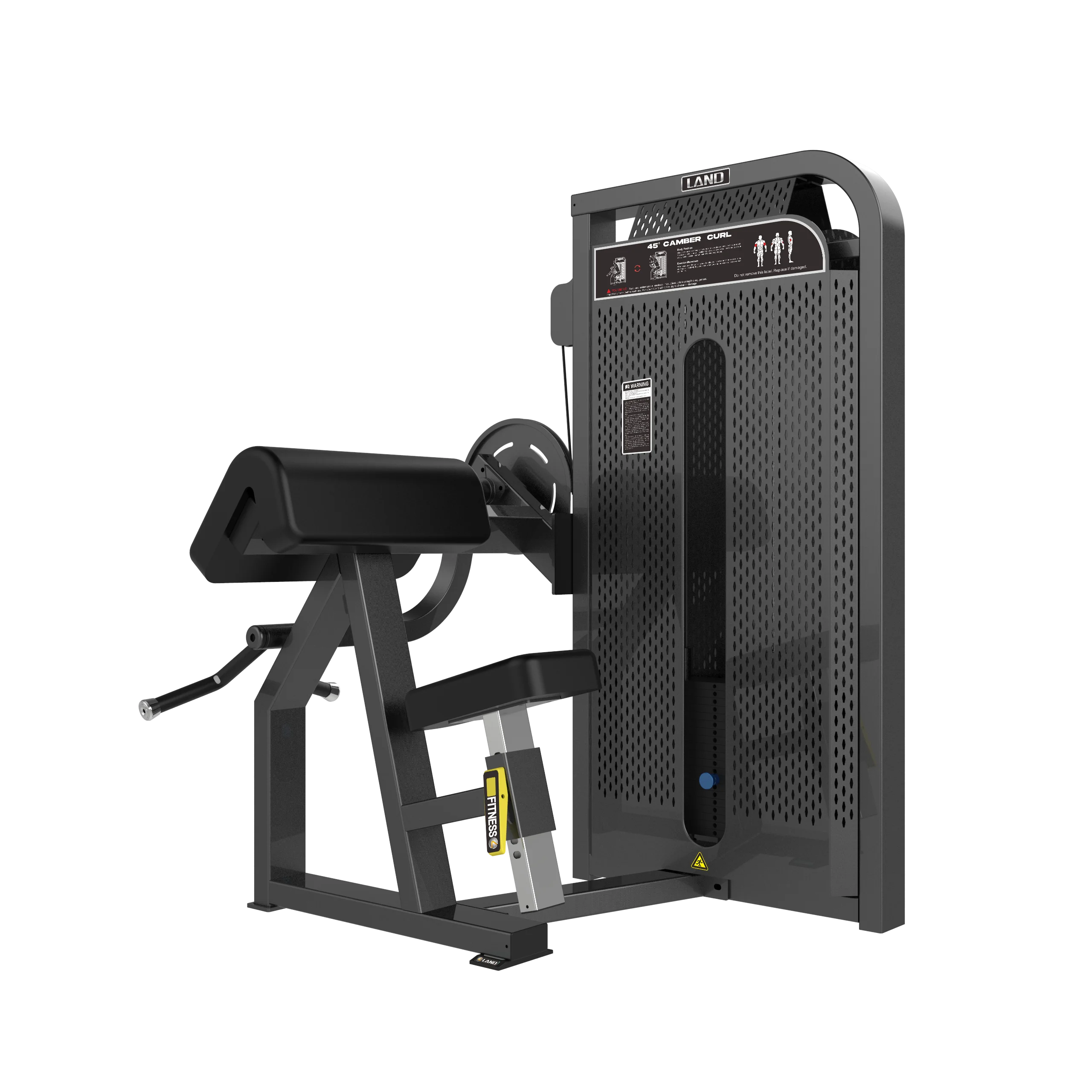 

Best Gym Equipment Sports Machine Commercial Fitness Pin Loaded Arm Blaster Seated 45 Degree Camber Curl Biceps Curl Machine