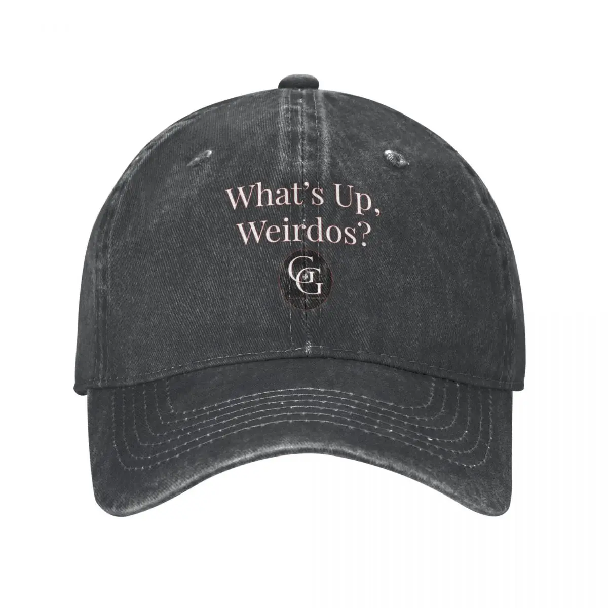 What's Up, Weirdos? Cap Cowboy Hat golf hat women's beach outlet Men's