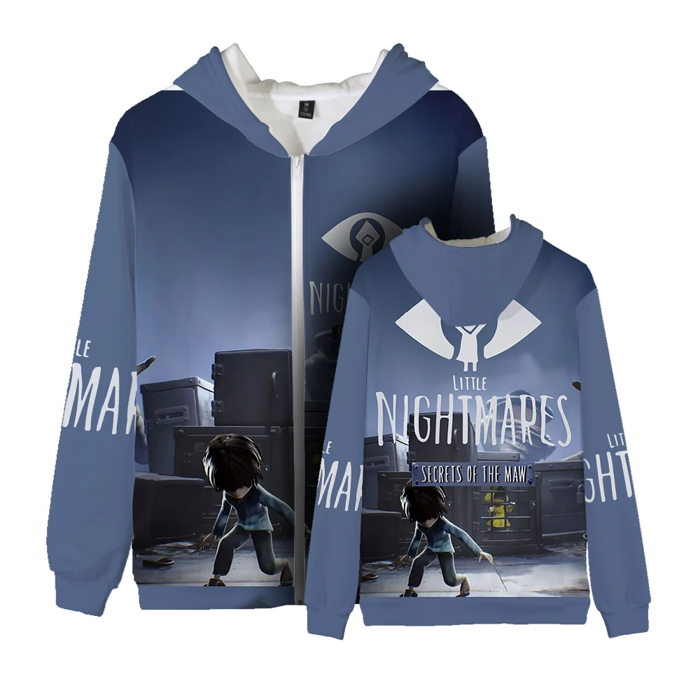 Little Nightmares 2 Zip Up Hoodie 2022 Sweatshirts Tracksuits Men Women Harajuku Streetwear Fashion Boys Girls Sweaters Clothes