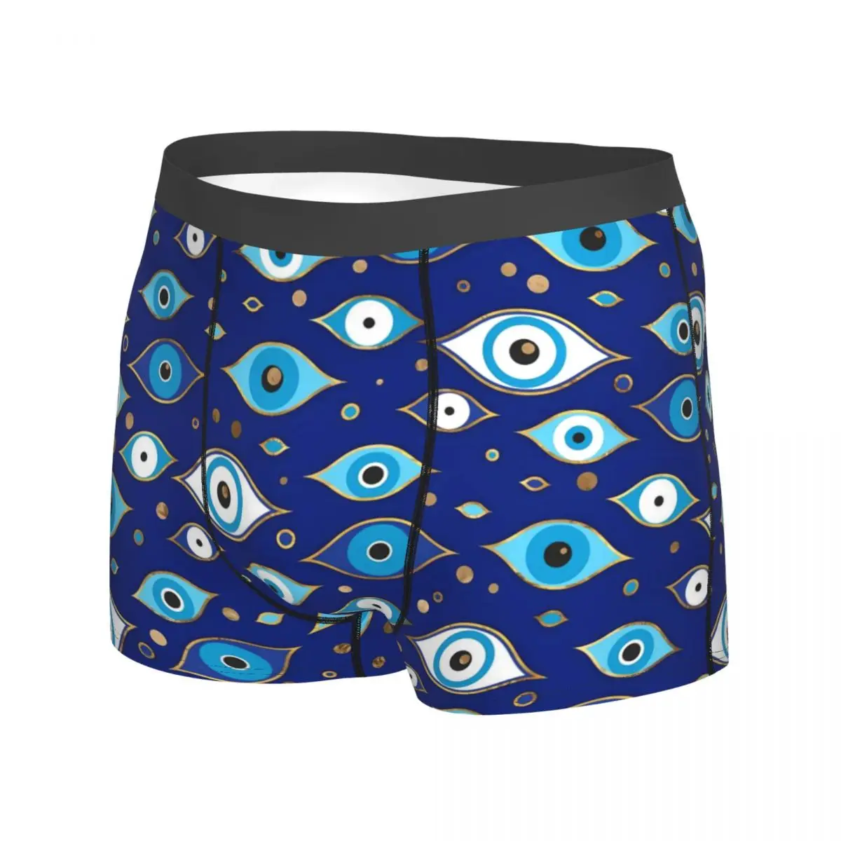 Matiasma Evil Eye Underwear Greek Mati Mataki Man Shorts Briefs Classic Boxer Shorts High Quality Printing Plus Size Underpants