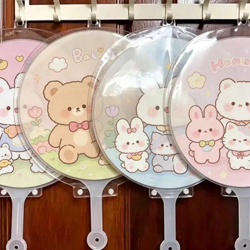 New Transparent Hand Fan Protector Cover Anti Scratch Dustproof Design Perfect For DIY Craft Lovers and Idol Concert Fans