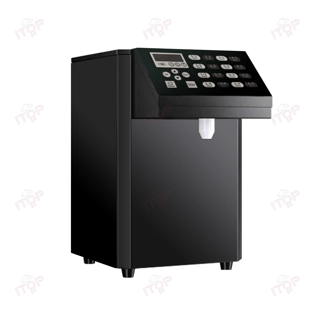 STLW JW معدات شاي الفقاعات ذات الخزان الواحد آلة كمية موزع الفركتوز #3