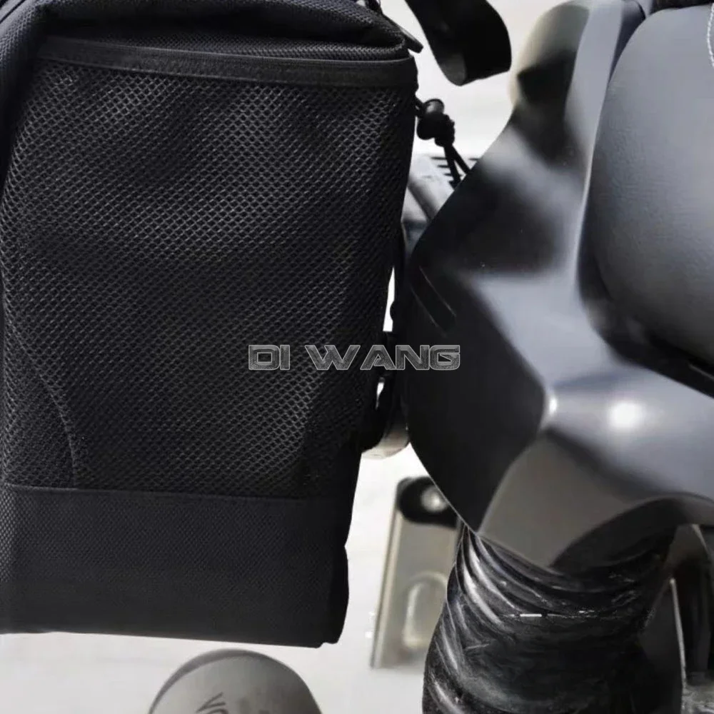 Motorcycle Backrest Full-face Helmet Side Bag Quick-release Waterproof Modification Accessories FOR Loncin VOGE 525-CU CU525