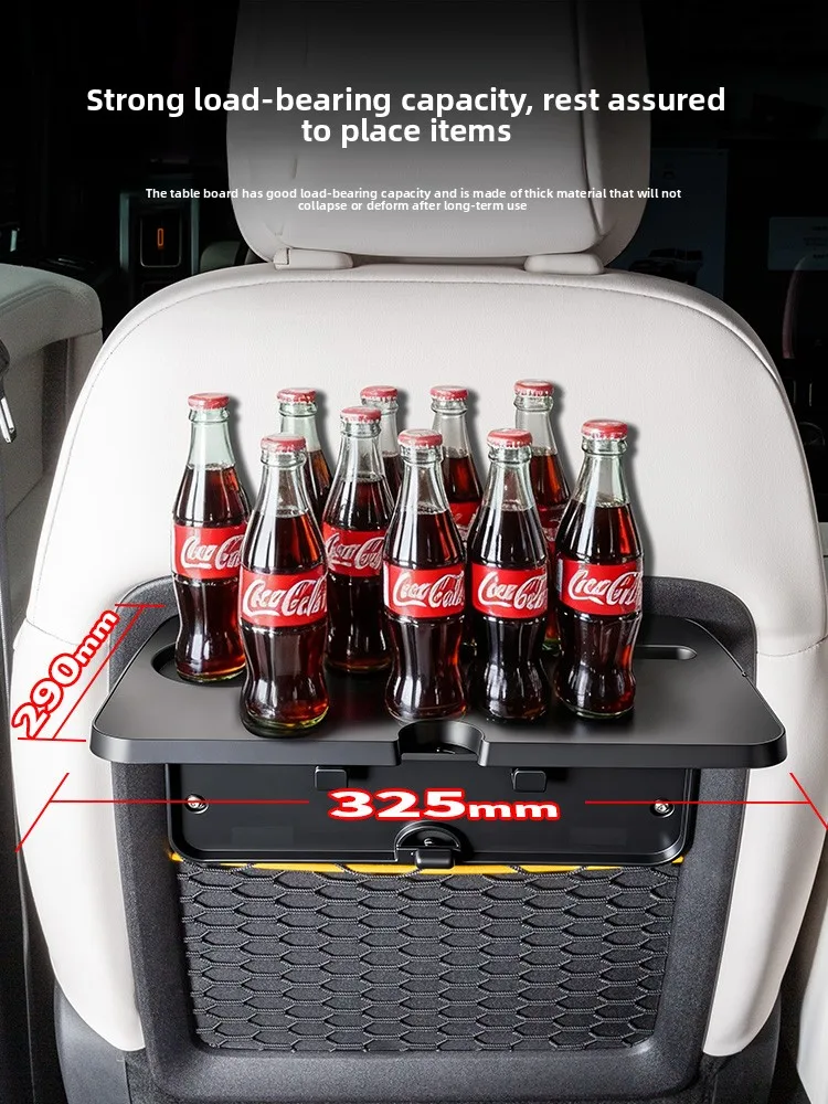For Chery iCAUR iCAR V23 Car Front Seat Back Table ABS Foldable Seatback Laptop Desk Working Food Table Car Interior Accessories view 3