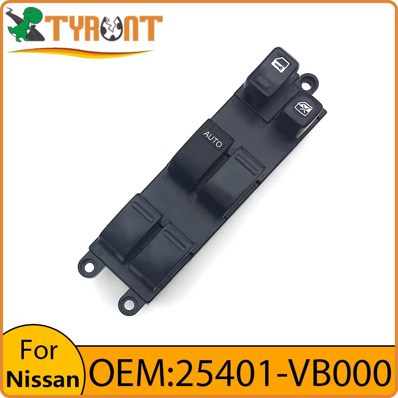 

TYRNT Left Front Electric Power Window Lift Switch Control Button 25401-VB000 For Nissan Pickup Navara Paladin Terrano2 Patrol