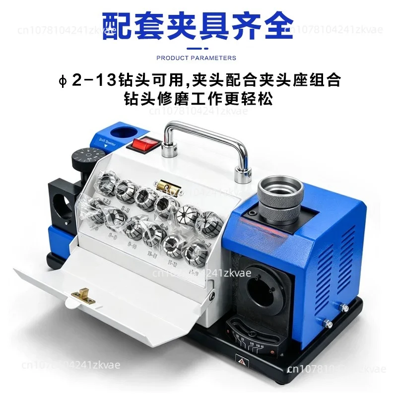 Electric Drill Grinder Fully Automatic 180W High Precision 3-13 Mm Twist Drill Grinder Cbn Grinding Wheel