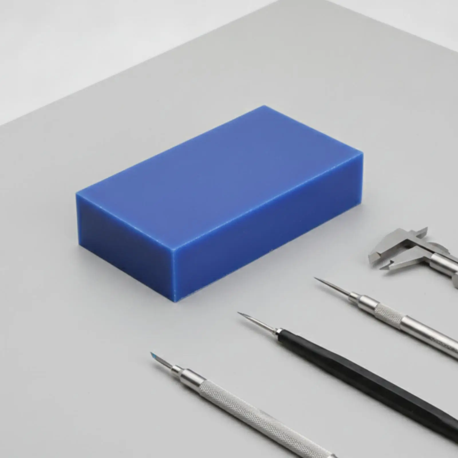 Blue Wax Block for Jewelry Carving Smooth Surface Modeling Material for Hand Tools and Precision Shaping