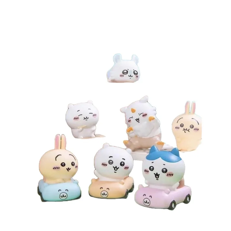 Trendy Figurines Hachiware Usagi Cartoonish Cute Car Interior Small Decorative Item Tabletop Decoration view 5