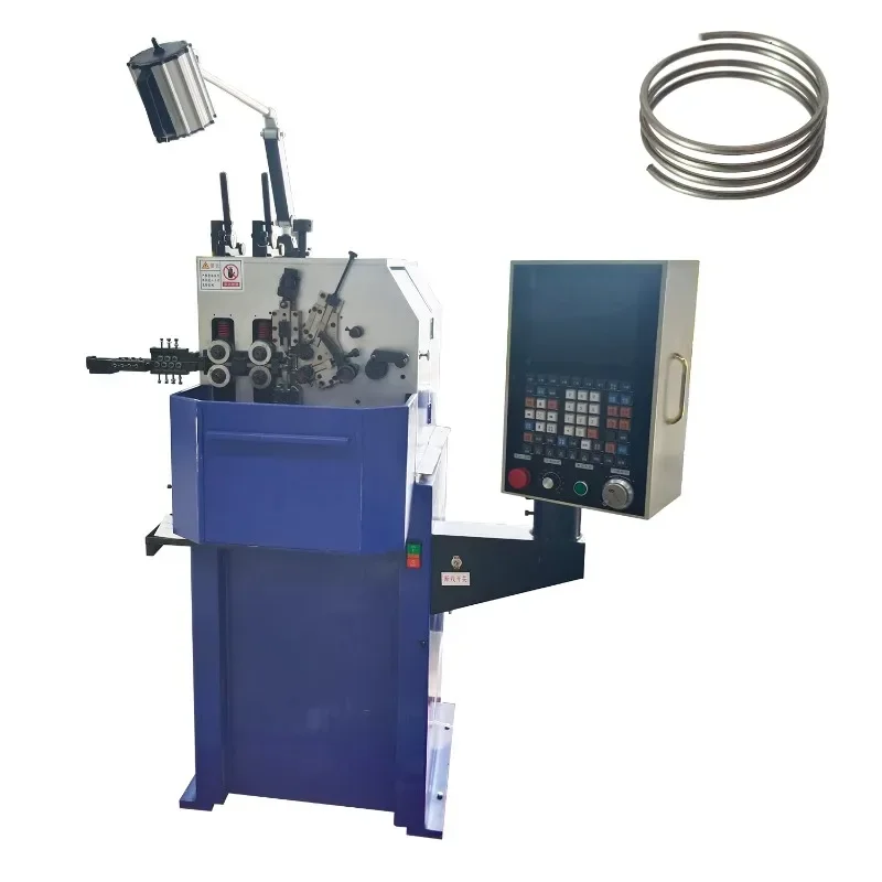 Automatic numerical control compression small wire spring coiler