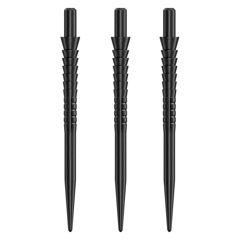 CUESOUL TOUCH POINT II SHARK/PEAK Replacement Dart Steel Points,Collar Design,5 Sizes,3 Colours,Pack of 3pcs