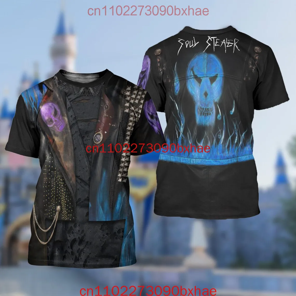 

Disney Descendants Costume T-Shirt 3d print Hades Descendants Cosplay Costume Men's And Women's Kids's T-Shirt