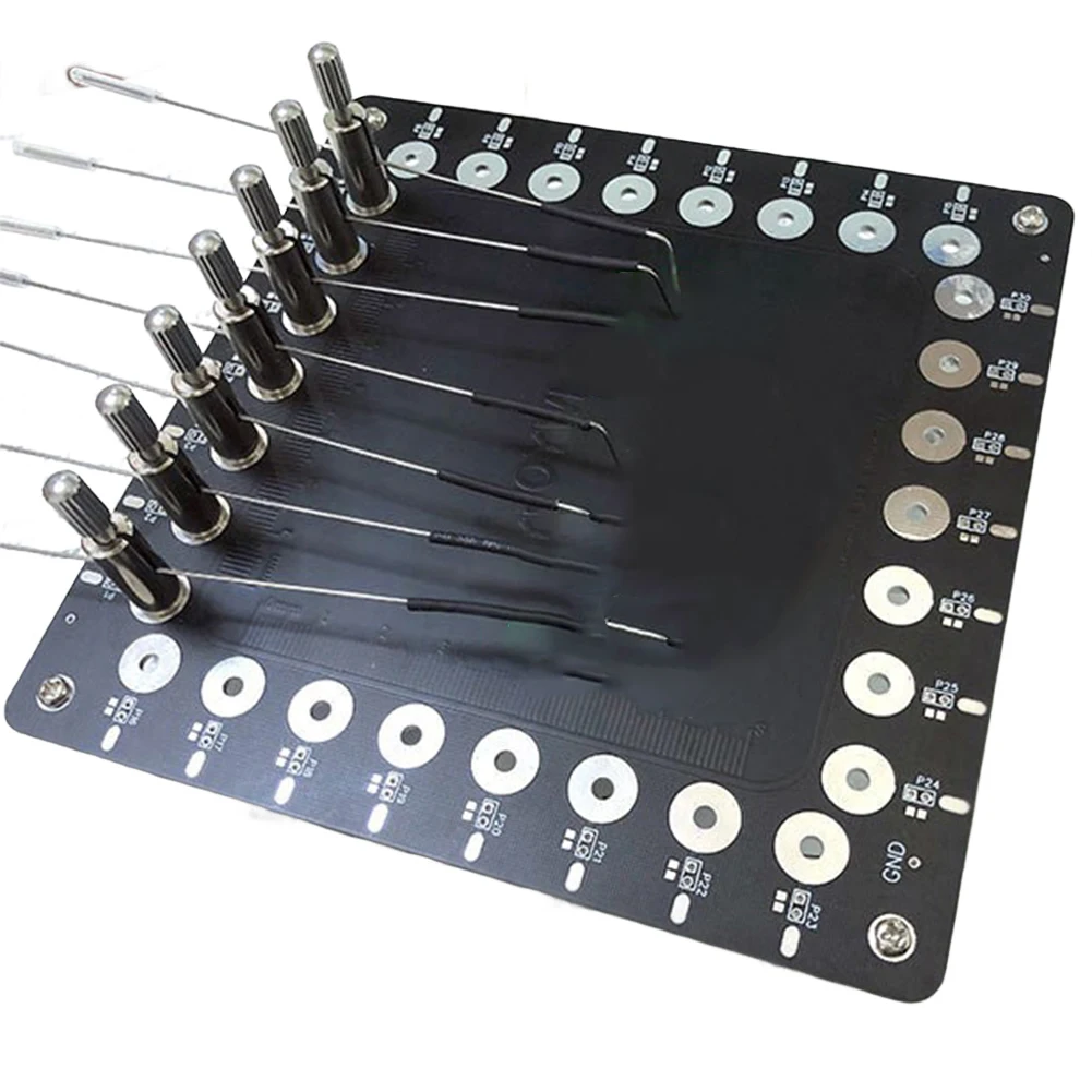 /Adjustable /Stainless /Steel Probe Fixture For Chip Data Repair And PCB Programming Debugging Board 0.8mm Tip