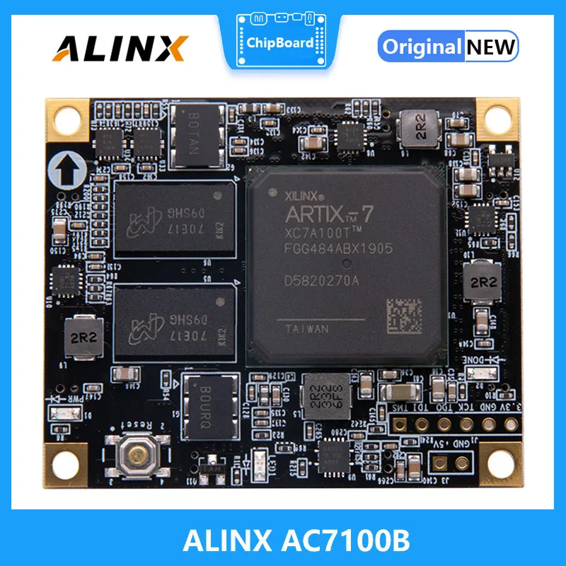 

ALINX SoM AC7100B: XILINX Artix-7 XC7A100T FPGA Core Board Industrial Grade Module