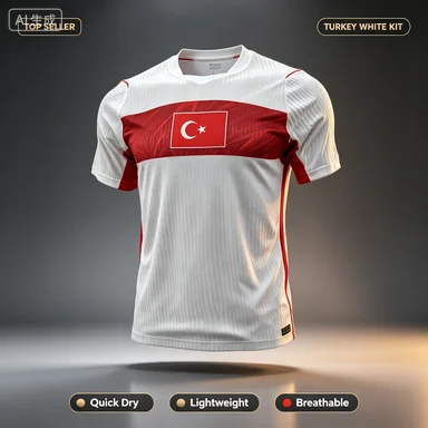 2026 Turkey Fan Style Football  Breathable Speed Drying Sportswear Short Sleeve Summer Men'S T-Shirt 3D Print Parent-child Tee
