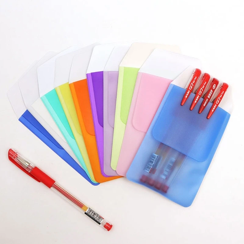 2024 New 10x/Set Pencil Holder Pen Storage Bag Pen Protector Practical Pen Bag Inserted Pen Bag Doctor Pen Holder Nurse Pen Case