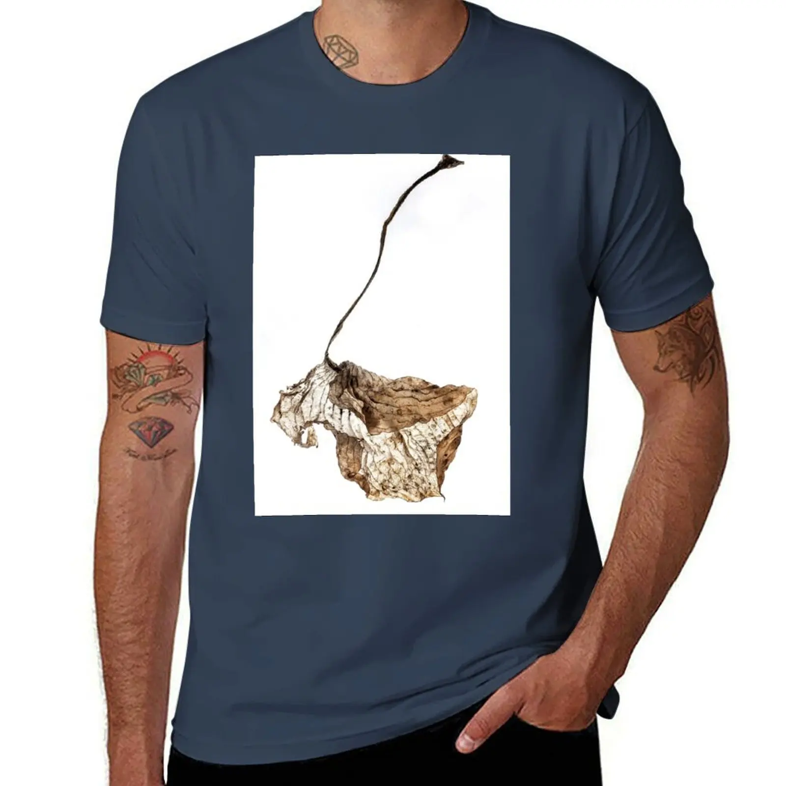 

Dried Hosta Leaf T-Shirt t shirts for man pack cotton cotton tshirt 100% cotton t shirt pack T-Shirt