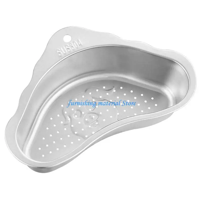 Y5GD 304 Stainless Steel Sink Basket Filter Precisions Holes Block Residues Frequent Cooking Households Prevents Drain Issue