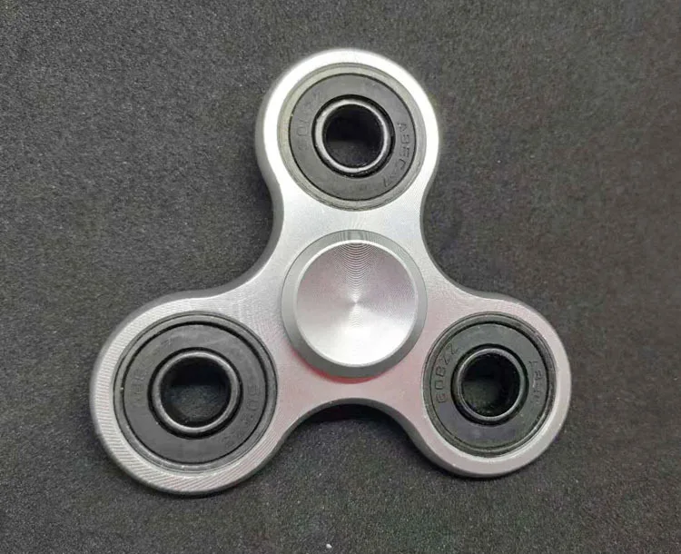 Trójkątny palec przeciwlękowy Top stop aluminium Metal Spinning R188 łożysko Turn zabawki dekompresyjne obrotowe ręczne Fidget Spinners
