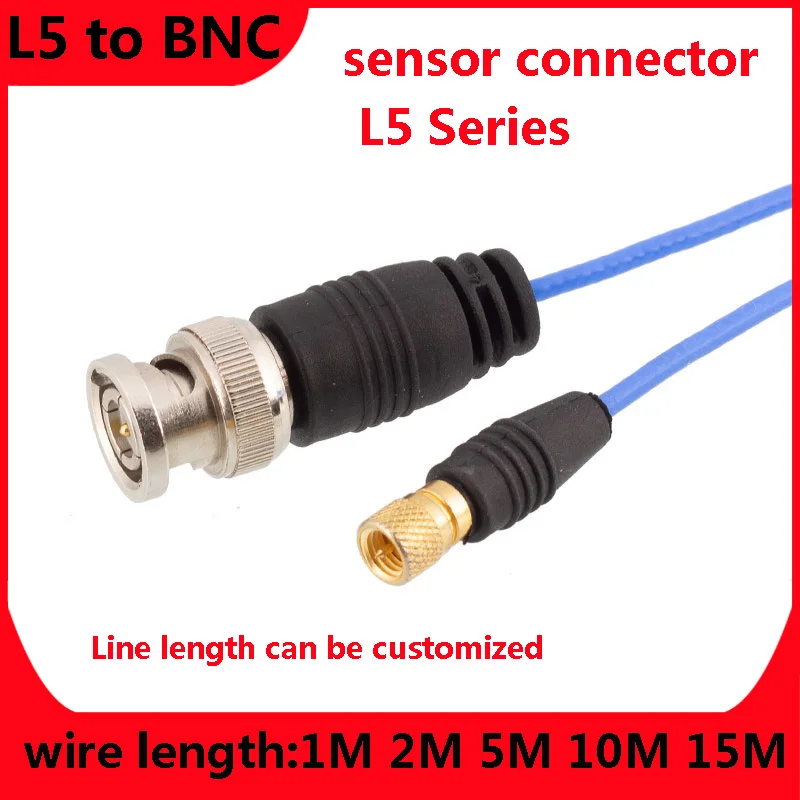 

BNC To M5/L5 10-32UNF High Temperature And Low Noise Acceleration Sensor Vibration Test Cable