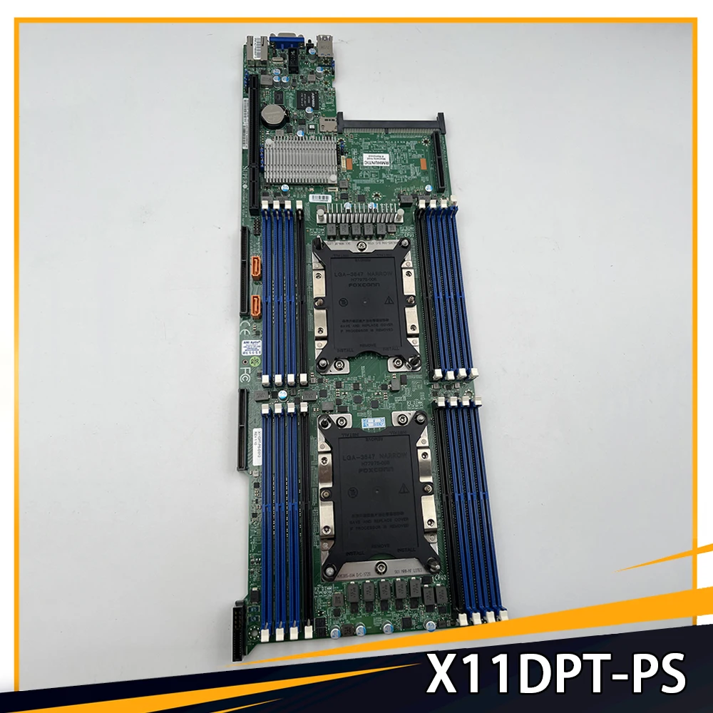 

X11DPT-PS для серверной материнской платы Supermicro с двумя разъемами LGA-3647, масштабируемые процессоры Xeon 2-го поколения