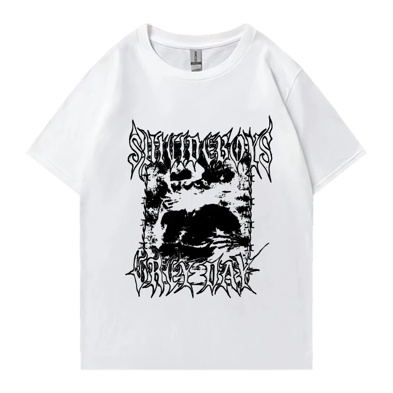 Suicideboys new world depression g59 Graphic T shirt Men Women gothic Oversized short sleeve T-shirts Unisex 100% Cotton Tops