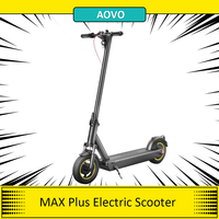 AOVO MAX Plus Electric Scooter 10'' Tires, 350W Motor 35km/h Max Speed, 36V 15Ah Battery, 60km Range, 120kg Load 20° Climbing