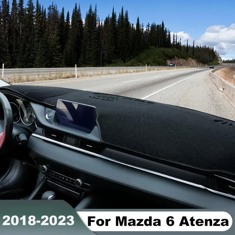 car accessories For Mazda 6 Gl Atenza 2018 - 2021 2022 2023 Dashboard Cover Mat Dash Board Sun Shade Pad Non-slip Mats Adornment
