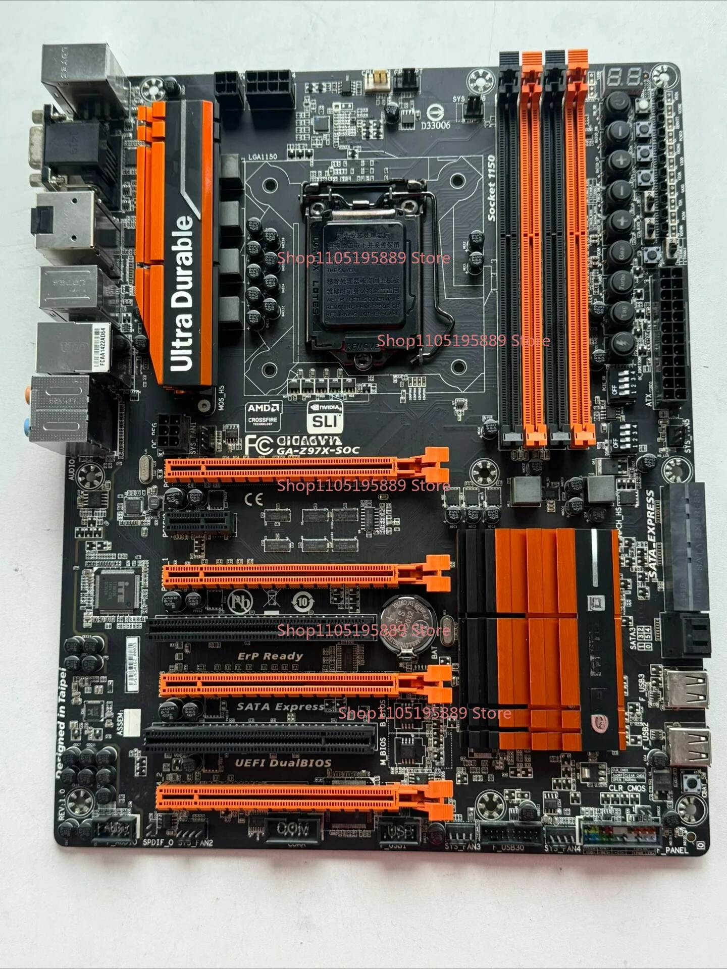 

For Gigabyte GA-Z97X-SOC main board ATX large board, support 4/5 generation processing