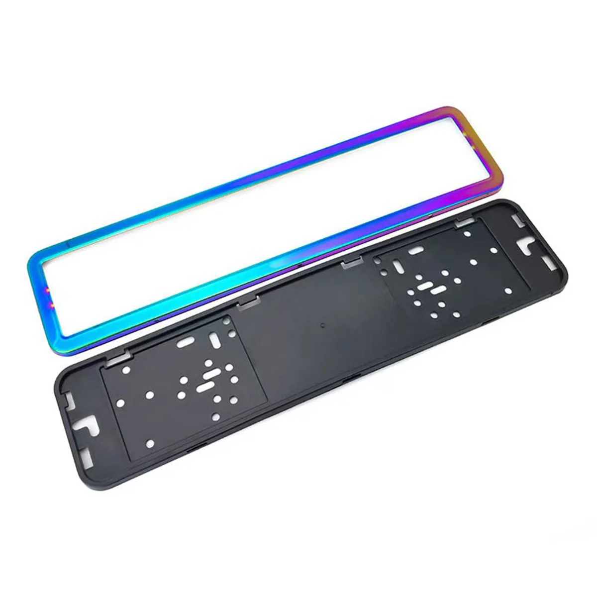 Number Plate Holder Chrome Look, Number Plate Surround Holder, Car Registration Plate Holders, Number Plates Holder for Trailer