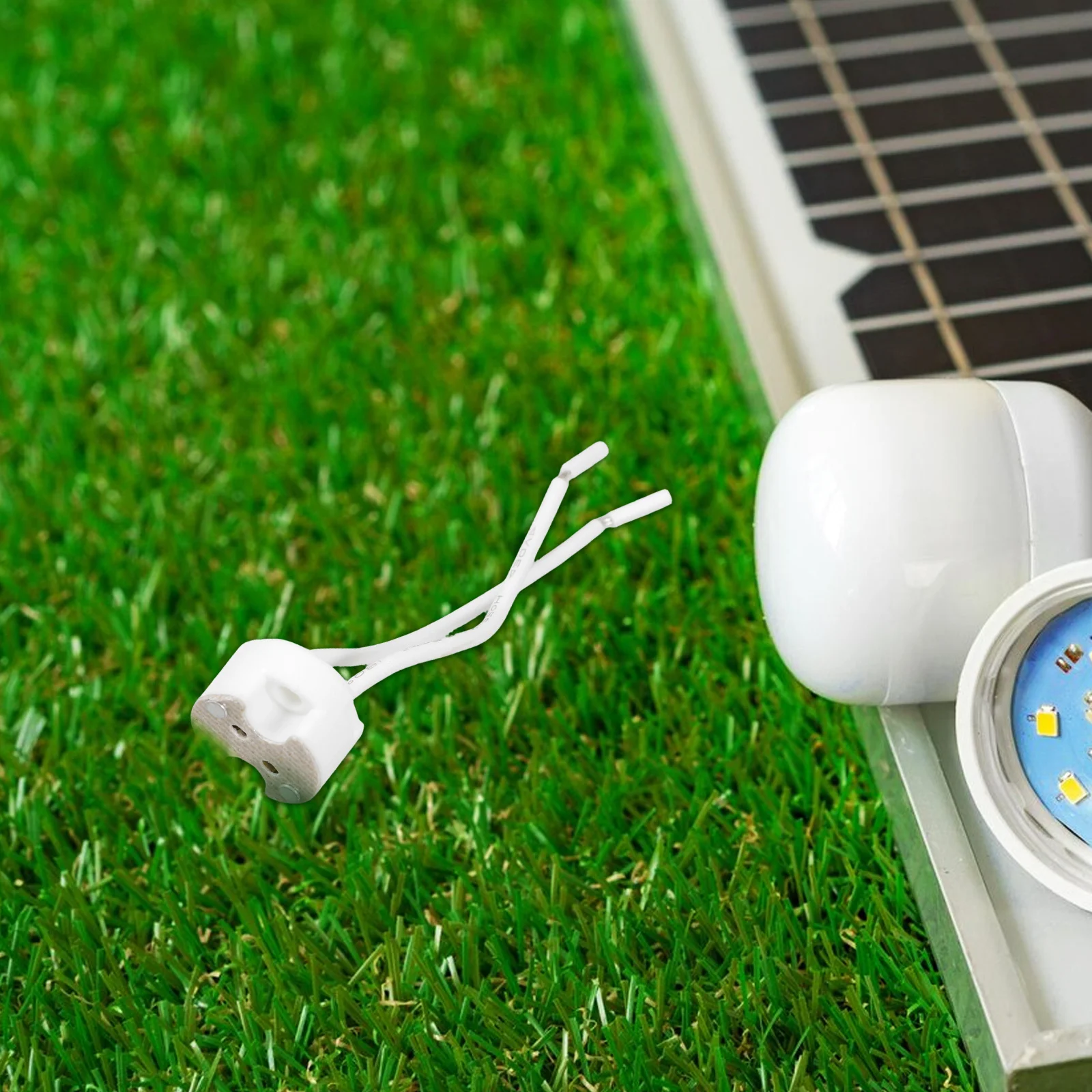 

10pcs Ceramic Light Socket Adapter Mr16 Base For Led Bulbs Heat Resistant Indoor Outdoor Lighting Lamp Holder Socket Connector