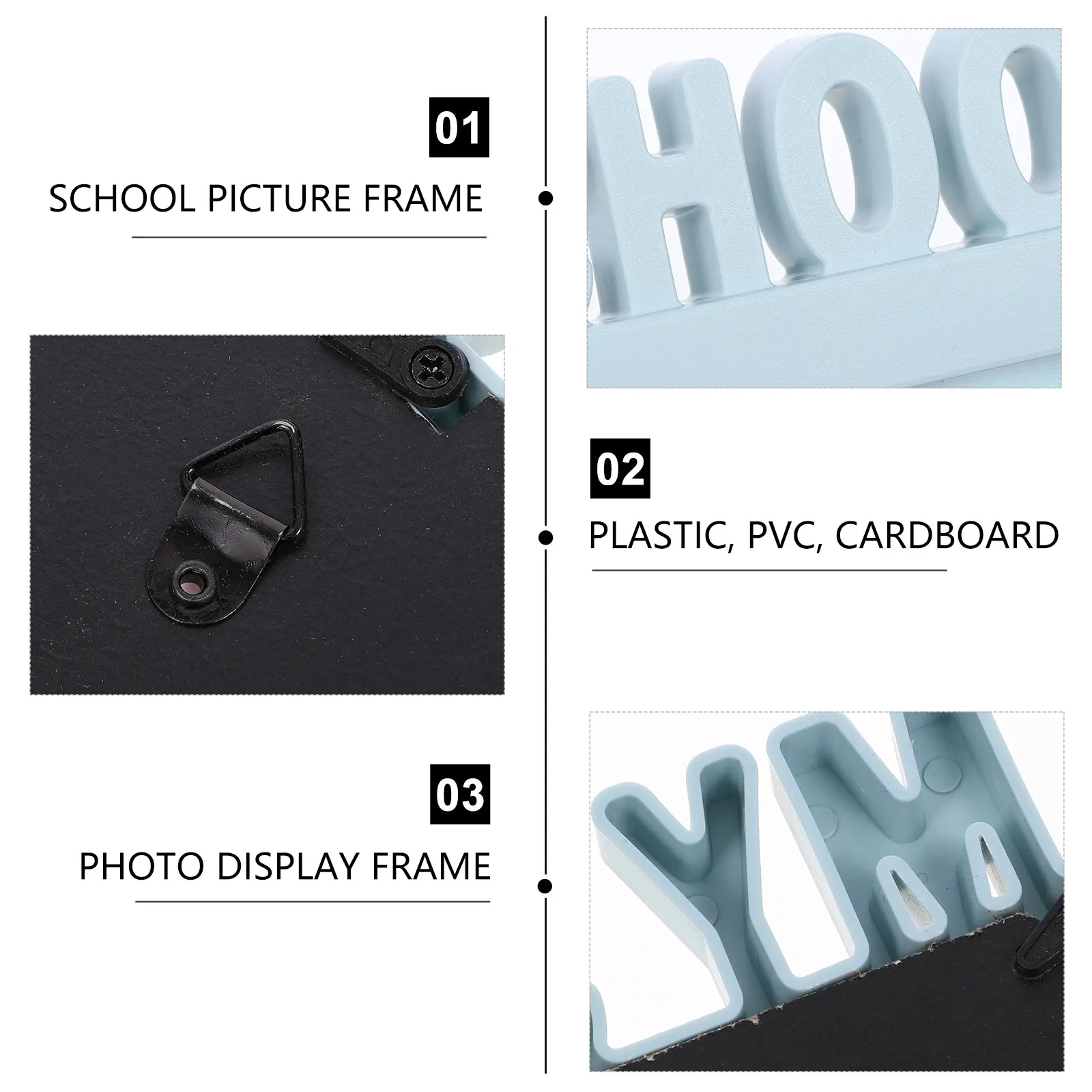 

Kids Growth Recording Picture Frame 8X10 Inch Tabletop Photo Frame For School Years Child Artwork Display Home Decoration