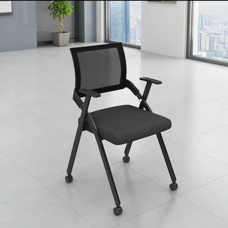 Office staff holding meetings, chairs with desks, student desks and chairs