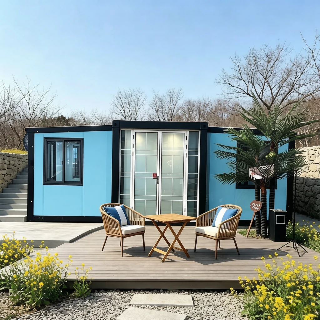 Luxury Mobile House 20ft 40ft Double Wing Expandable Container House Modern Homes Prefabricated Modular Tiny House Garden Rooms