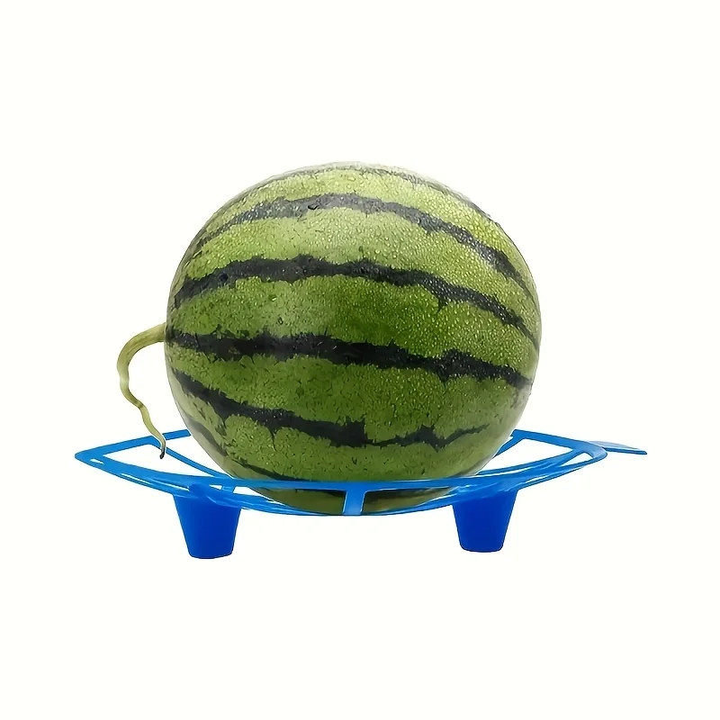 10/5pcs Durable Blue Plastic Watermelon Support Trays - Anti-Rot, Sturdy Design for Garden & Farm Fruit Display, Ideal for Melon