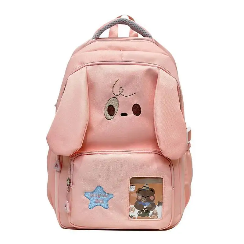 Japanese Cartoon Kawaii Dot Backpack Fashion Chic Cute Star Embroidery Schoolbags High-Capacity Y2k Backpacks For Women Students