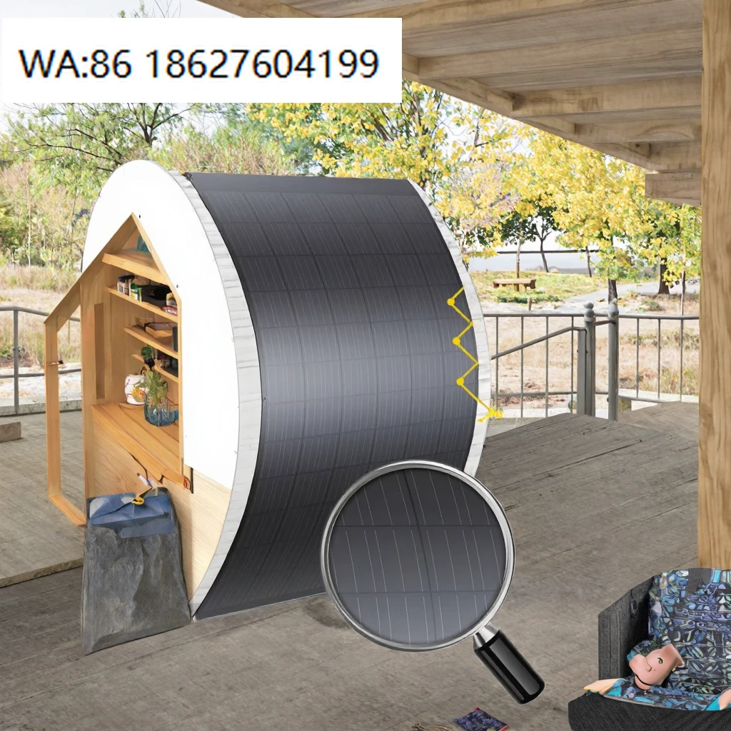 100W 18V Flexible Solar Panel, 96% Efficiency Monocrystalline Module Outdoor Battery Charging